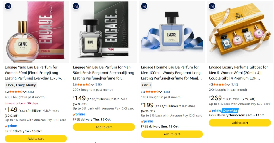 Engage at minimum 62% Discount