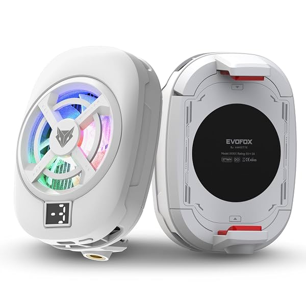 EvoFox Hailstone S Phone Cooler for Gaming | 15W 3 Level Cooling | 5000 RPM