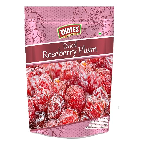 Exotes Dried Fruits Nuts And Seeds (Dried Roseberry Plum, 250Gm)