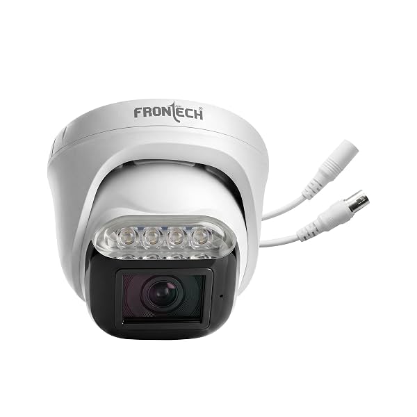 FRONTECH 2MP Full HD CCTV Dome Camera, 1080P Analog Security Camera with 4mm HD
