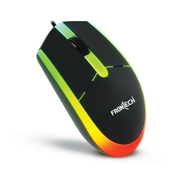 FRONTECH Wired Optical Mouse 1200 DPI