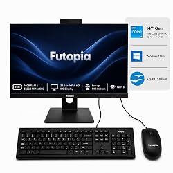 FUTOPIA 23.8" Full HD IPS All-in-One Desktop | Intel Core i5-14400