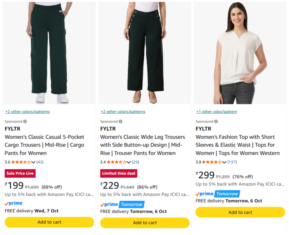 FYLTR at minimum 70% Discount