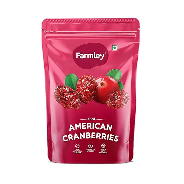 Farmley Dried Cranberry I 200 Gram, Pack Of 1 I Dried Fruit, Berries, High Nutrient And Antioxidant No Added Preservativ