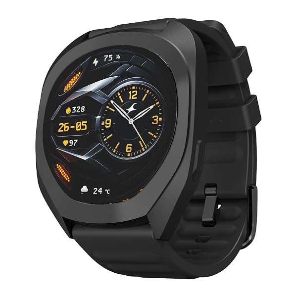 Fastrack Cosmix 1.32" AMOLED Display Metal Case Smart Watch with Heart Rate