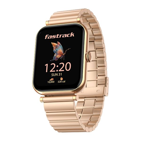 Fastrack Noir Charm Smart Watch for Women 1.65" inch AMOLED Display,Sleek