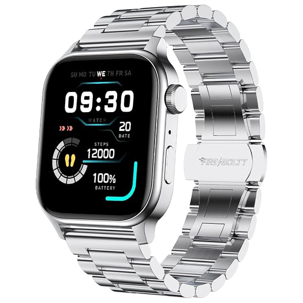 Fire-Boltt Rise Smartwatch 1.85" Bluetooth Calling IP67 Silver