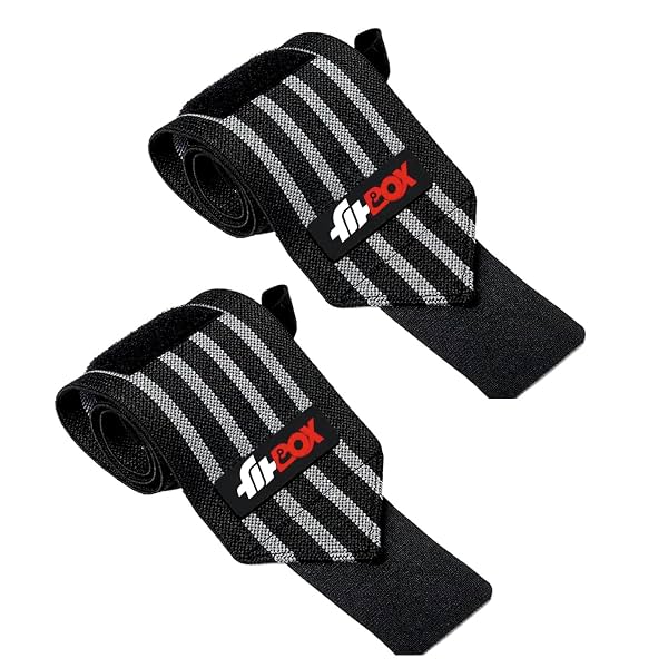 FitBox Sports Premium Wrist Supporter l Wrist Band with Extra Grip & Cotton