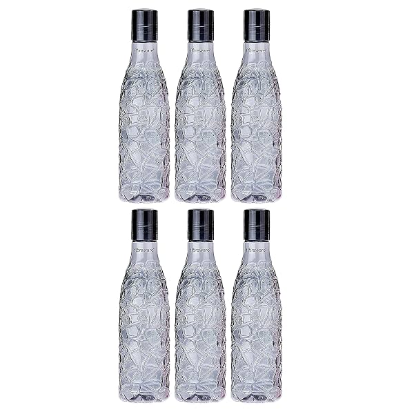 Floraware Food Grade Premium Plastic Fridge Round Water Bottle, Drinking Bottle