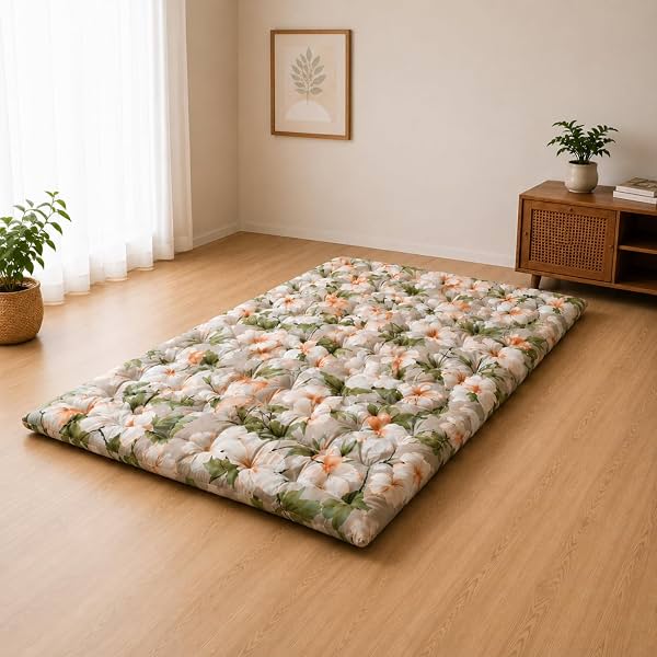 Foldable Cotton Mattress with Pillow 72x36