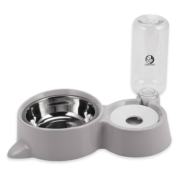 Foodie Puppies Twin Feeder Bowl for Small Dogs & Cats