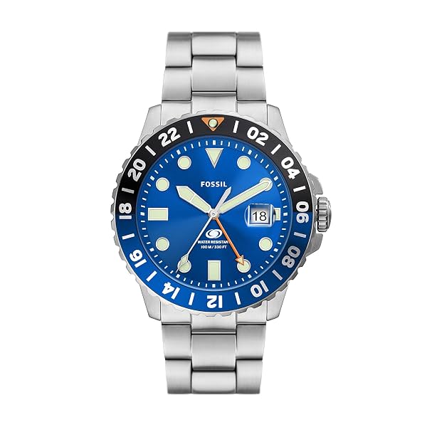 Fossil Blue Analog Dial Men's Watch-FS5991