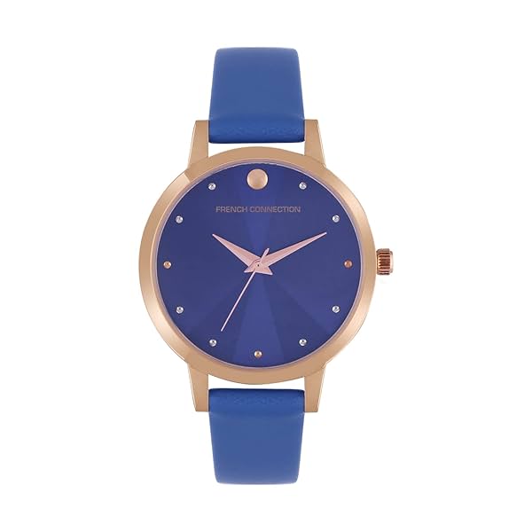 French Connection Leather Analog Women's Watch