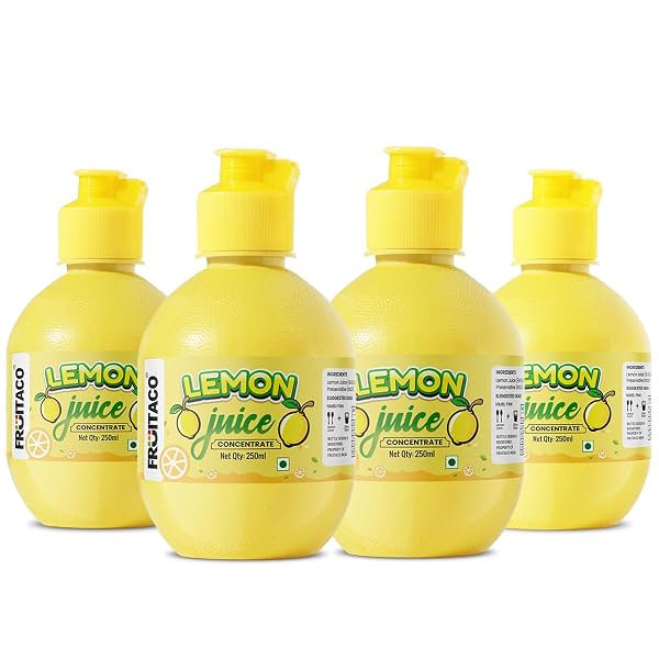Fruitaco Lemon Juice Concentrate 1000 ml (250ml x 4)