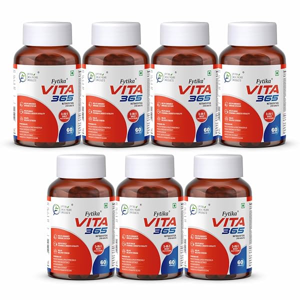Fytika Vita 365-60 Tablets (Pack of 1) | Multivitamin For Men and Women