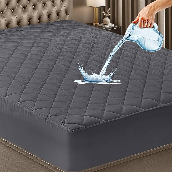 GADDA CO 100% Waterproof Mattress Protector King Size (78x72 Inch / 6.5x6 Ft)