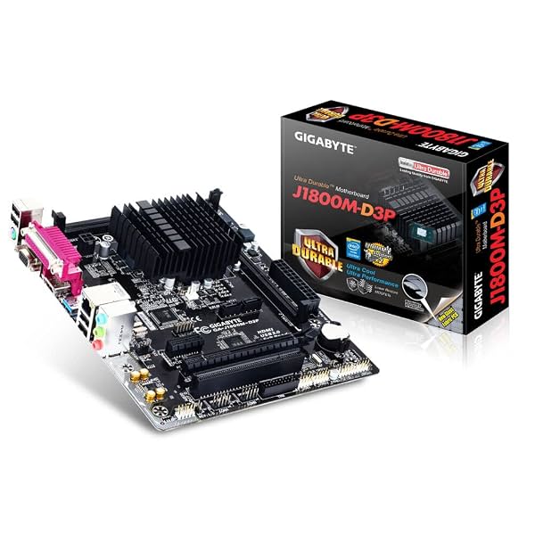 GIGABYTE GA-J1800M-D3P Intel CPU onboardSocket Micro-ATX Intel H61 Express