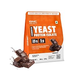GNC Select Yeast Protein | 25g Protein, 5g BCAAs | Fermentation-Grown