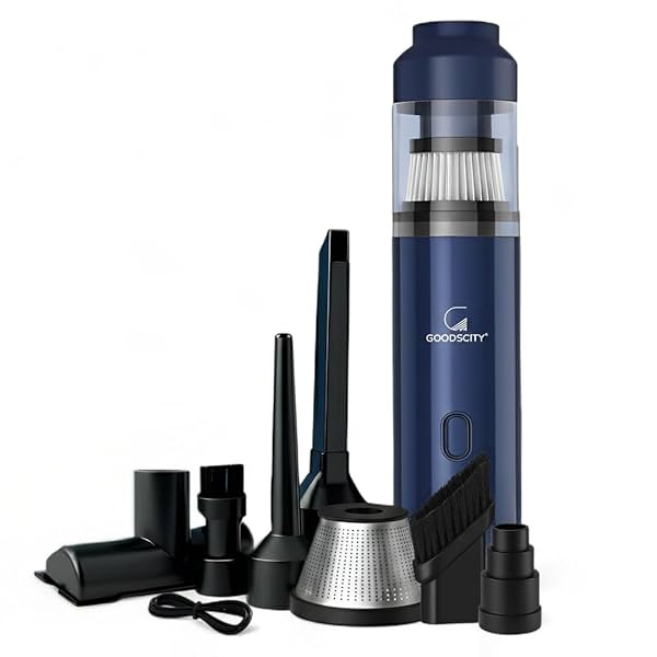GOODSCITY Cordless Vacuum Cleaner for Car Strong 12000PA Suction