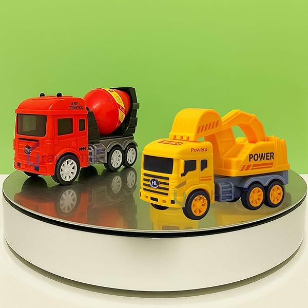 GRAPHENE Construction Vehicle Truck Push & Go for Kids
