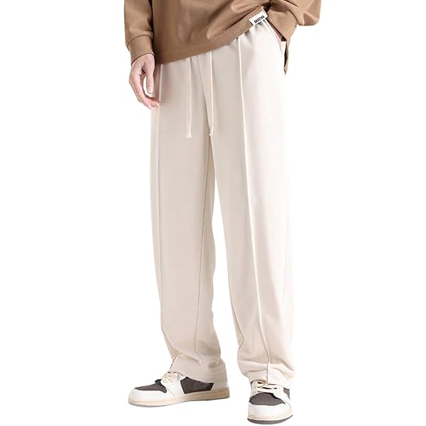 GRECIILOOKS Men's Lycra Cargo Track Pants – Loose Fit Joggers for Men