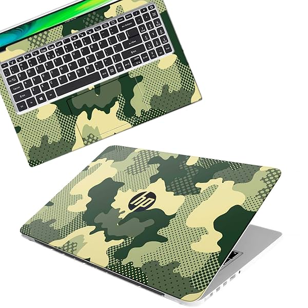 Galaxsia Camouflage Full Body Vinyl Laptop Skin/Sticker/Cover Upto 15.6 Inches