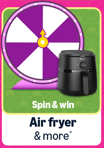 Ganesh Chaturthi Special Spin and win : win Air Fryer and more