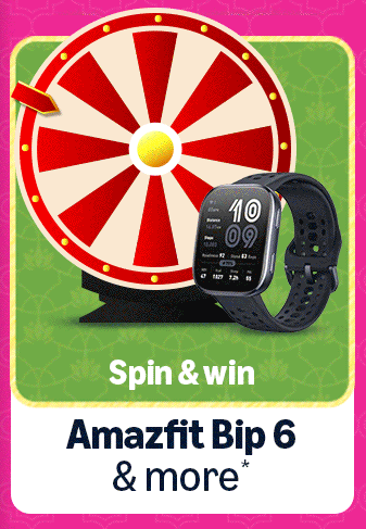 Ganesh Chaturthi Special Spin and win : win Amazfit Bip 6 and more