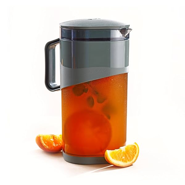 Ganesh Plastic Ravish Jug with Lid to Serve Ice Tea, Juice, Cocktail, Mocktail