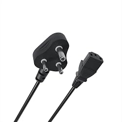 Geonix 1.5 Meter Computer Power Cable Cord for Desktops PC, Printers, Monitors