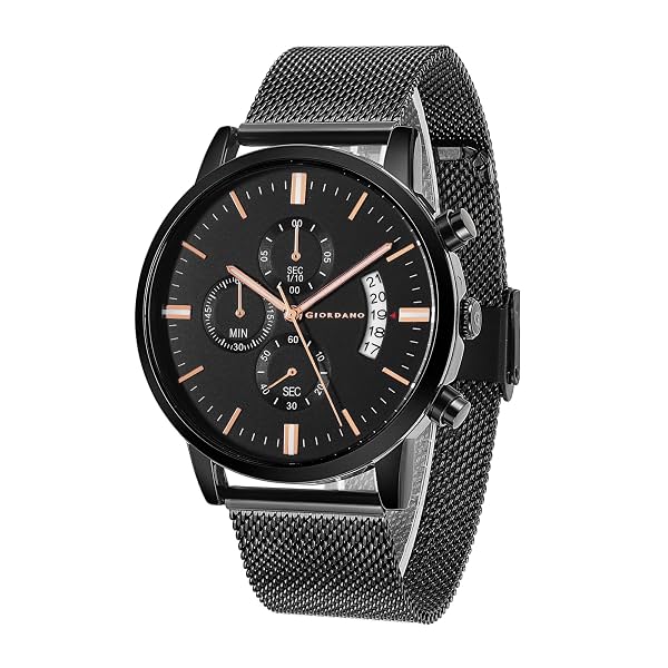 Giordano Analog Stylish Watch for Men Water Resistant Fashion Watch Round Shape