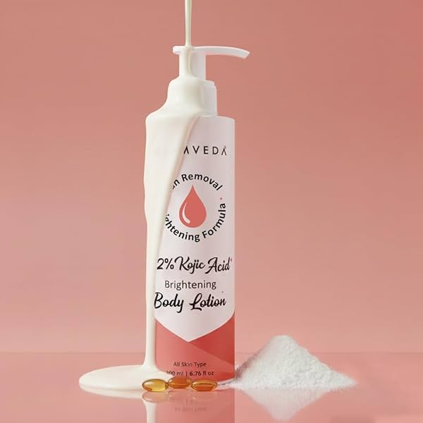 Glamveda Body Lotion with 2% Kojic Acid & Alpha Arbutin 200ml