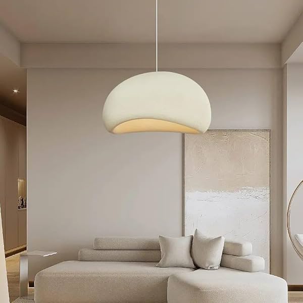 Glowave® Wabi Sabi 300mm White Resin Pendant Hanging Light Ceiling Lamp