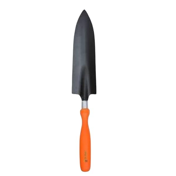 Go Hooked Metal Garden Transplanter, 29.2 CM Ergonomic Handle Trowel for Precision Planting, Durable Gardening Tool for