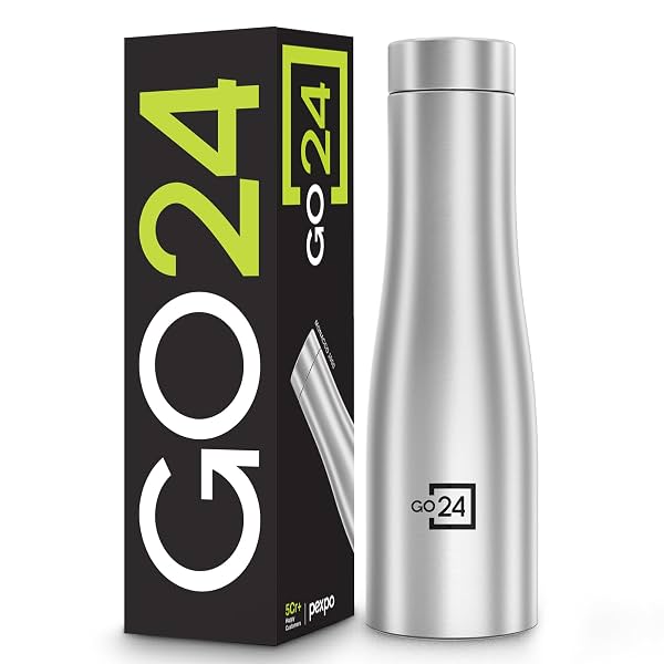 Go24 pexpo Monaco 1000 ISI Certified Stainless Steel Sports/Fridge Water Bottle