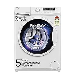 Godrej 6.5 Kg 5 Star AI Tech Fully-Automatic Front Load Washing Machine