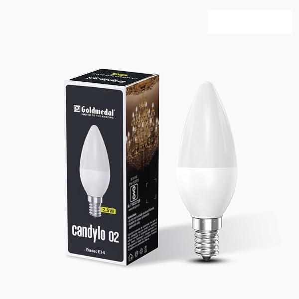 Goldmedal Candylo 02 2.5W Candle Bulb Base E14 Warm White (3000K)