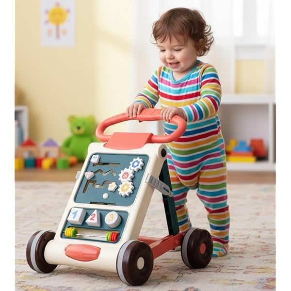 Goyal's Baby Activity Walker - Toddler Learning Toys Push Walker for 6 Months