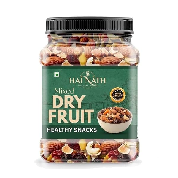 HAI NATH Mix Dry Fruits for eating - 500g | Mix Nuts, Seeds and Berries Pack