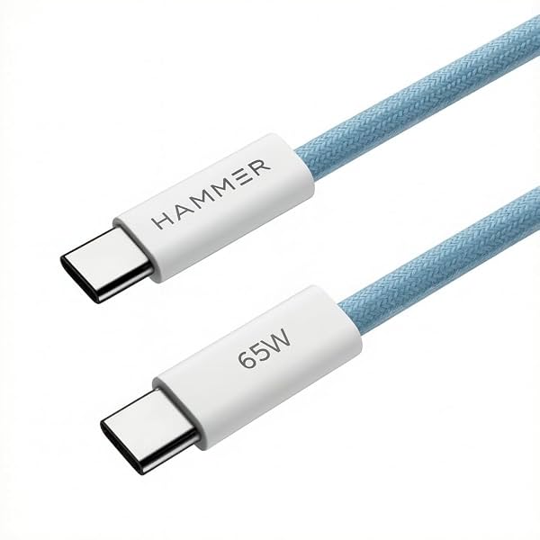 HAMMER Type C to Type C Cable 65W Braided