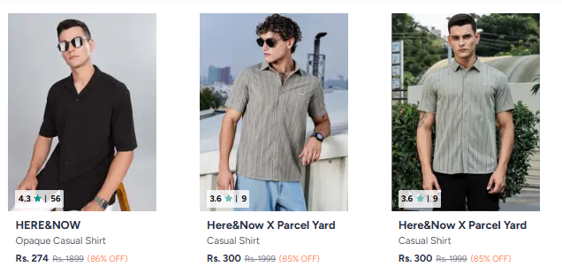 HERE&NOW at minimum 76% Discount