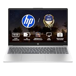 HP 15 AMD Ryzen 5 7520U Laptop, 16GB/512GB SSD, Silver