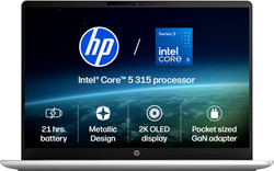 HP Omnibook 3 Next Gen AI PC, 2K OLED Intel Core 5 Series 3 315