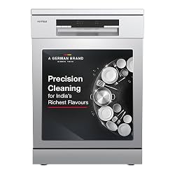 Hafele Aqua Chrome Dishwasher 13-Place Settings Stainless Steel