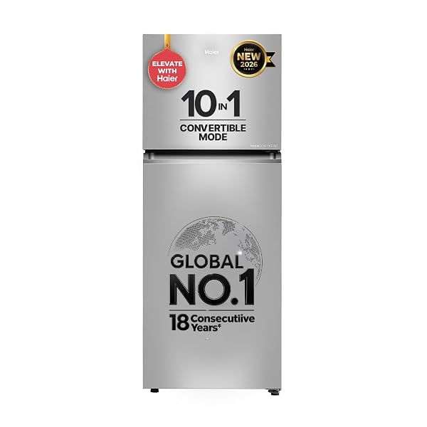Haier 328 L 2 Star Frost Free Triple Inverter Double Door Refrigerator