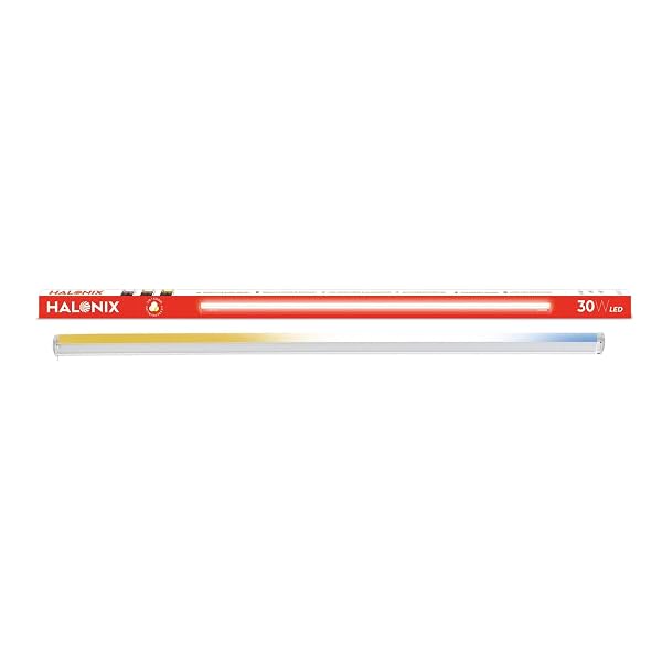 Halonix 30 Watt 3-in-1 LED Tube Light | 3 Color LED Batten | White, Warm Yellow & Off-White Lighting Modes