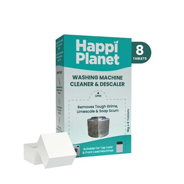 Happi Planet | Washing Machine Cleaner & Descaler Tablets