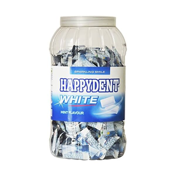 Happydent White, Mint, Chewing Gum Jar, 387.2 g, 176 pc
