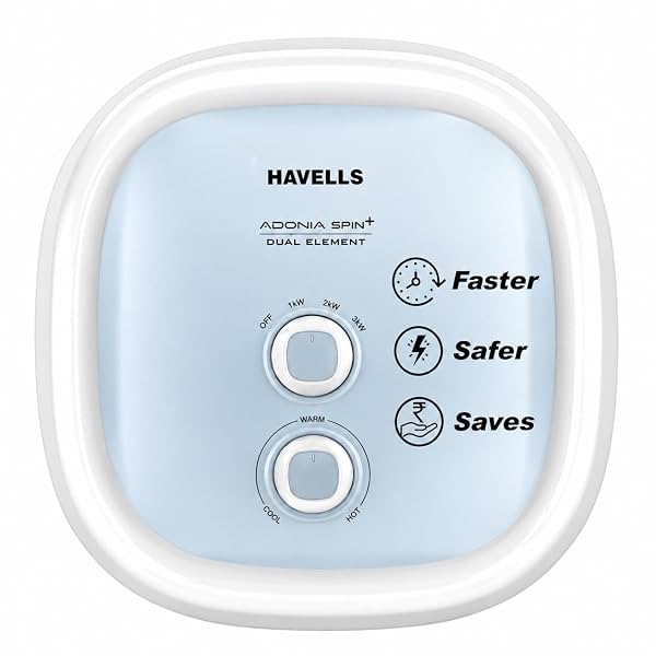 Havells Adonia Spin+ 25L 3-in-1 Convertible Storage Water Heater(Geyser)|Dual