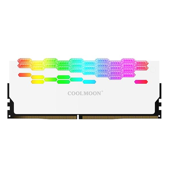 Heatsink Radiator ARGB Shell Heat Sink Spreader RAM Memory for DIY white